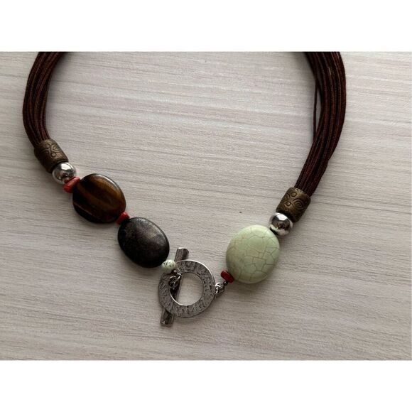 18" Retired Silpada 925 Sterling Silver Tigers Eye Necklace, N1891 - Picture 4 of 5